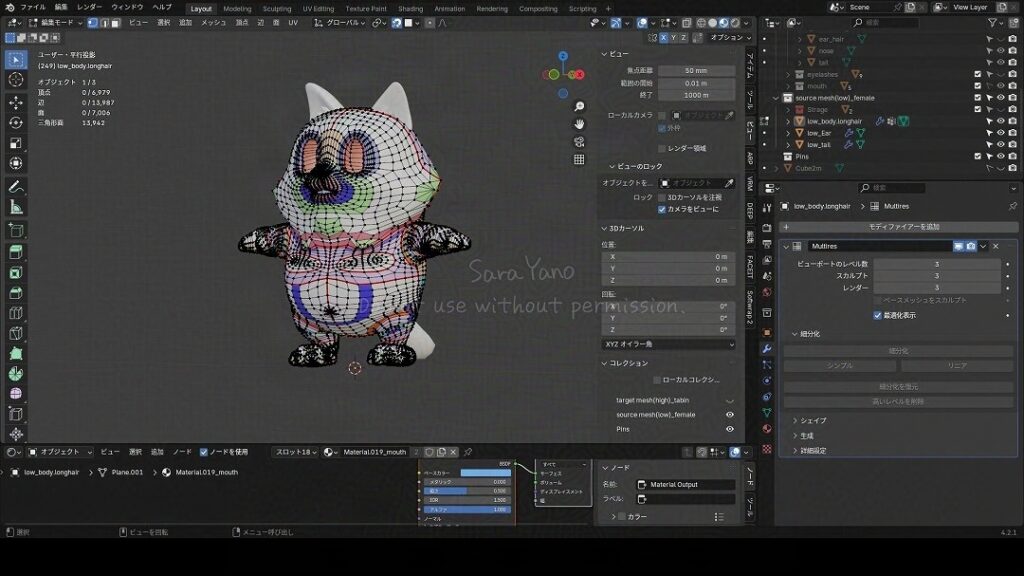 リトポロジー/retopology