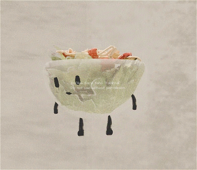 3Dサラダアバター完成図